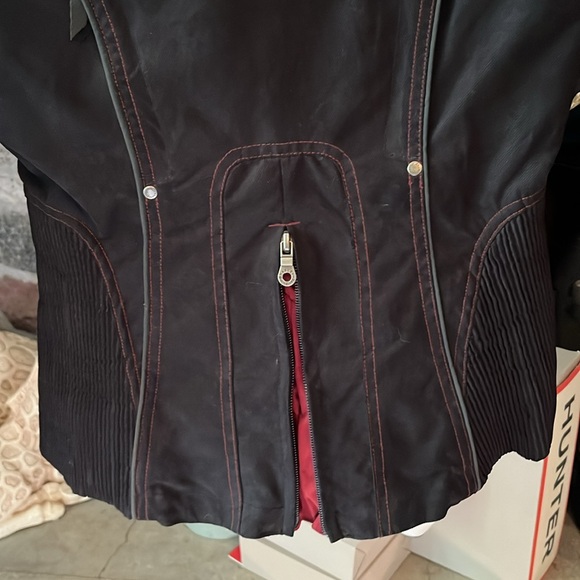 Ladies vintage Harley Davidson biker jacket. Size XS - Picture 4 of 7